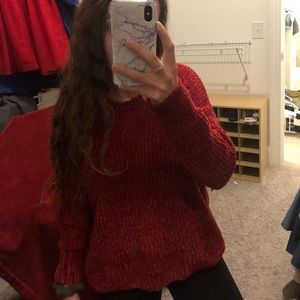 Red sweater from marshals